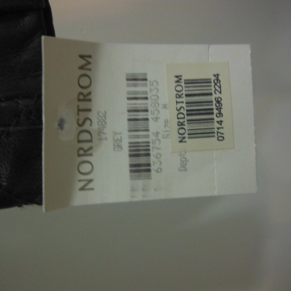 NWT Bernardo Genuine Dark Gray Leather Jacket - M - Picture 4 of 8